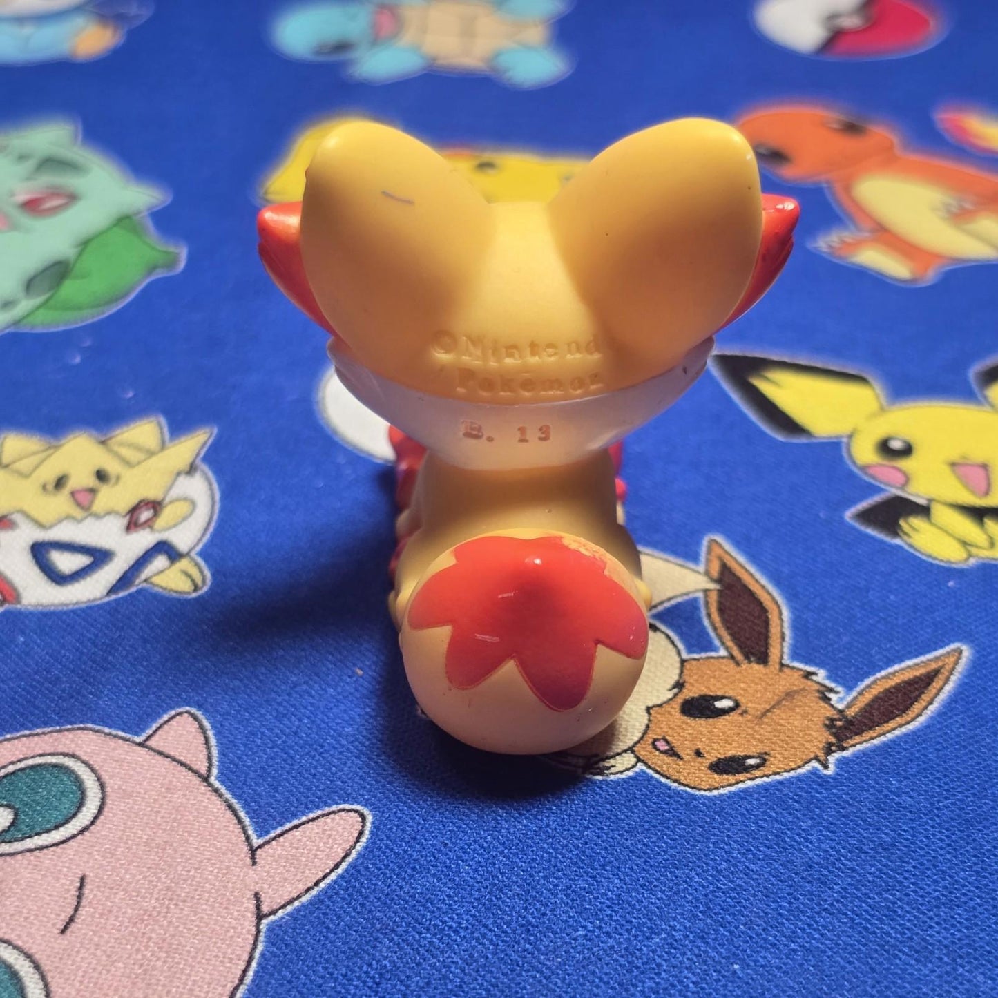 Pokemon Fennekin Figure Finger Puppet 2013 Nintendo Bandai PVC Japan USA Seller