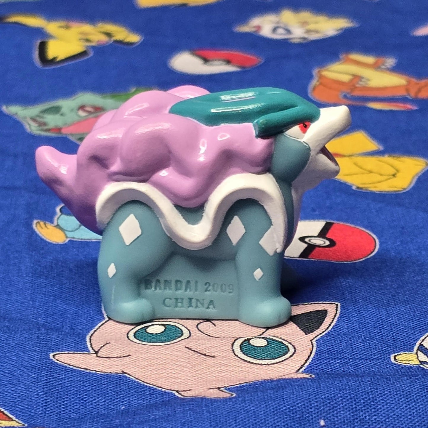 Pokemon Suicune Figure Finger Puppet 2009 Nintendo Bandai PVC Japan USA Seller