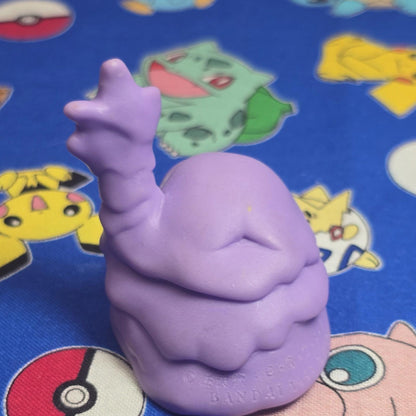 Pokemon Muk Purple Figure Finger Puppet 1998 Nintendo Bandai Vintage Japan USA