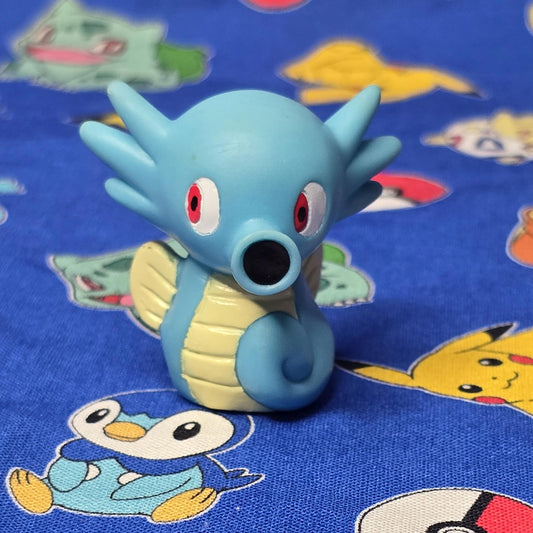 Pokemon Horsea Figure Finger Puppet 1997 Bandai Nintendo PVC Vintage Japan USA