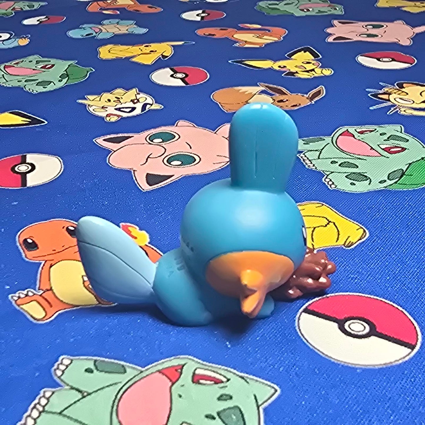 Pokemon Mudkip Figure Finger Puppet 2009 Nintendo Bandai PVC Japan USA Seller