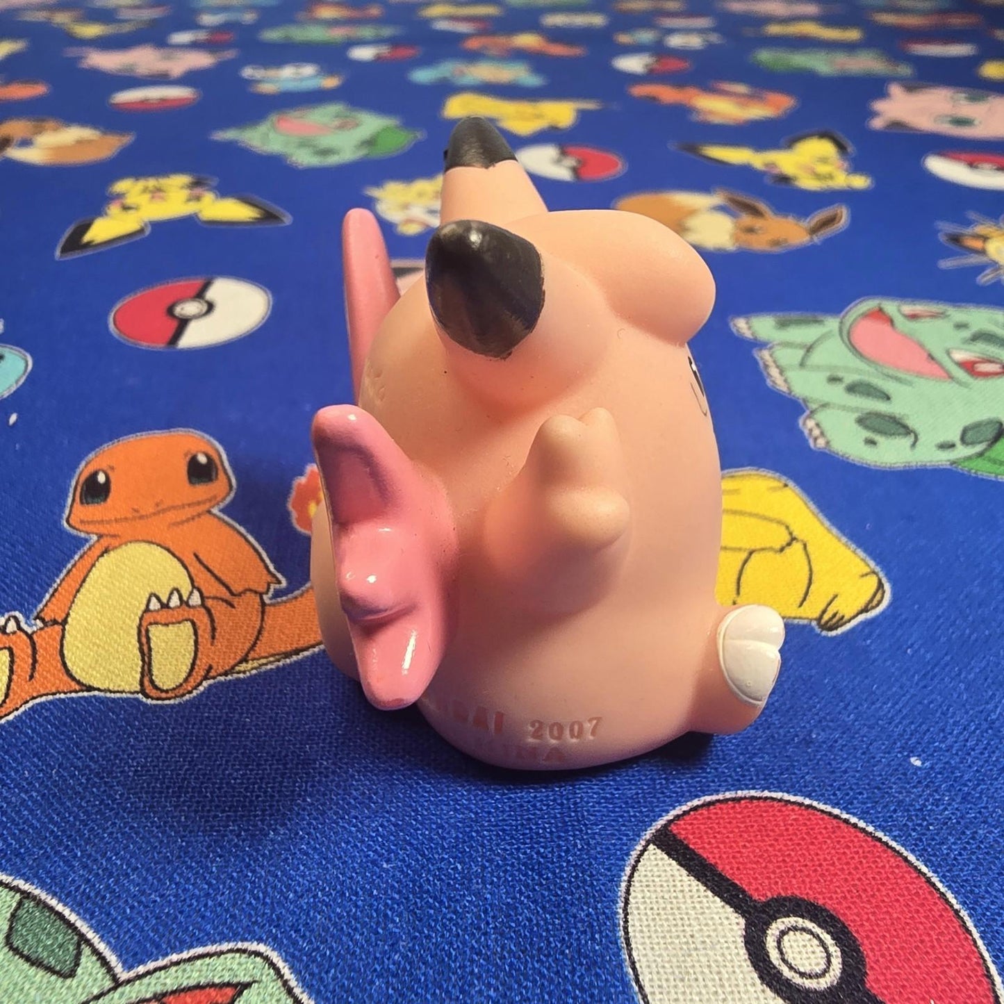 Pokemon Clefable Figure Finger Puppet 2007 Nintendo Bandai PVC Japan USA Seller