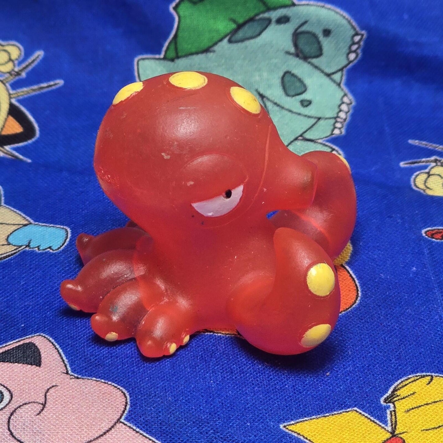 Pokemon Octillery Clear Figure Finger Puppet 2000 Nintendo Bandai PVC Japan USA