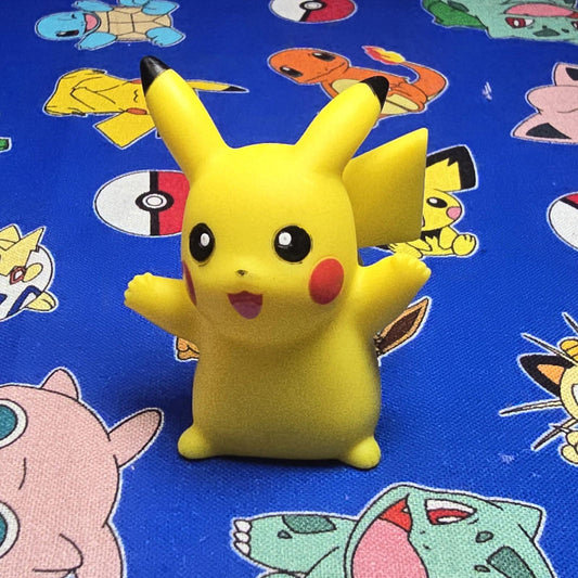 Pokemon Pikachu Figure Finger Puppet 2016 Nintendo Bandai Vintage PVC Japan USA