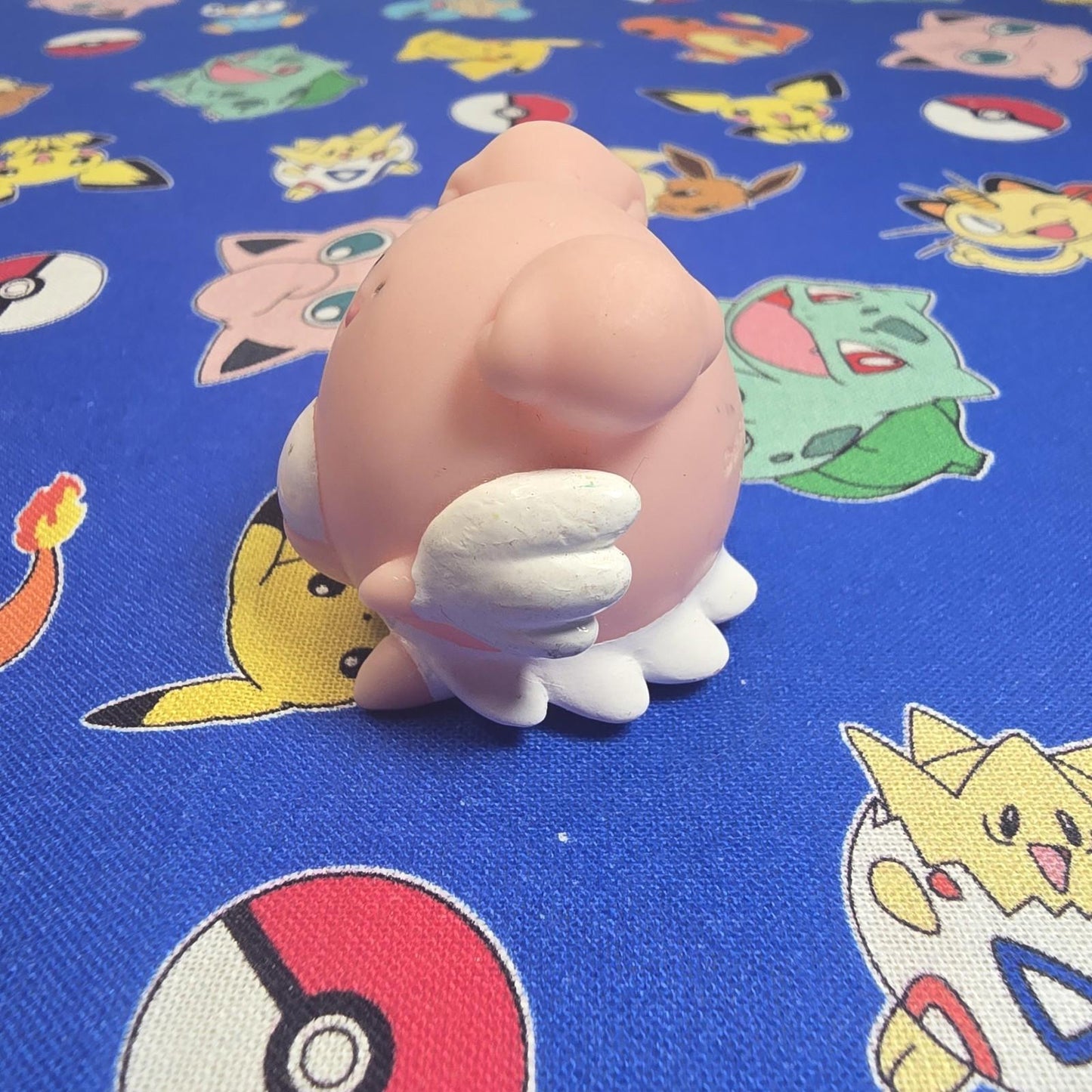 Pokemon Blissey Figure Finger Puppet 2000 Nintendo Bandai PVC Vintage Japan USA