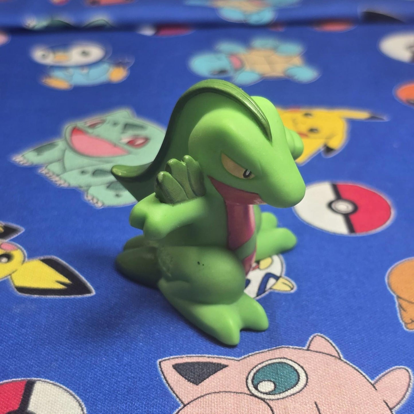 Pokemon Grovyle Figure Finger Puppet 2008 Nintendo Bandai PVC Japan USA Seller