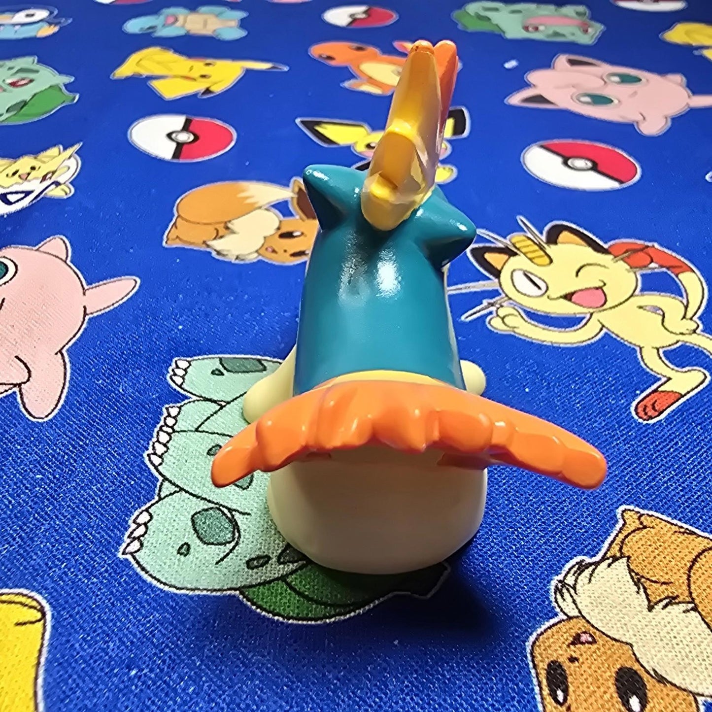 Pokemon Quilava Figure Finger Puppet 2008 Nintendo Bandai PVC Japan US Seller