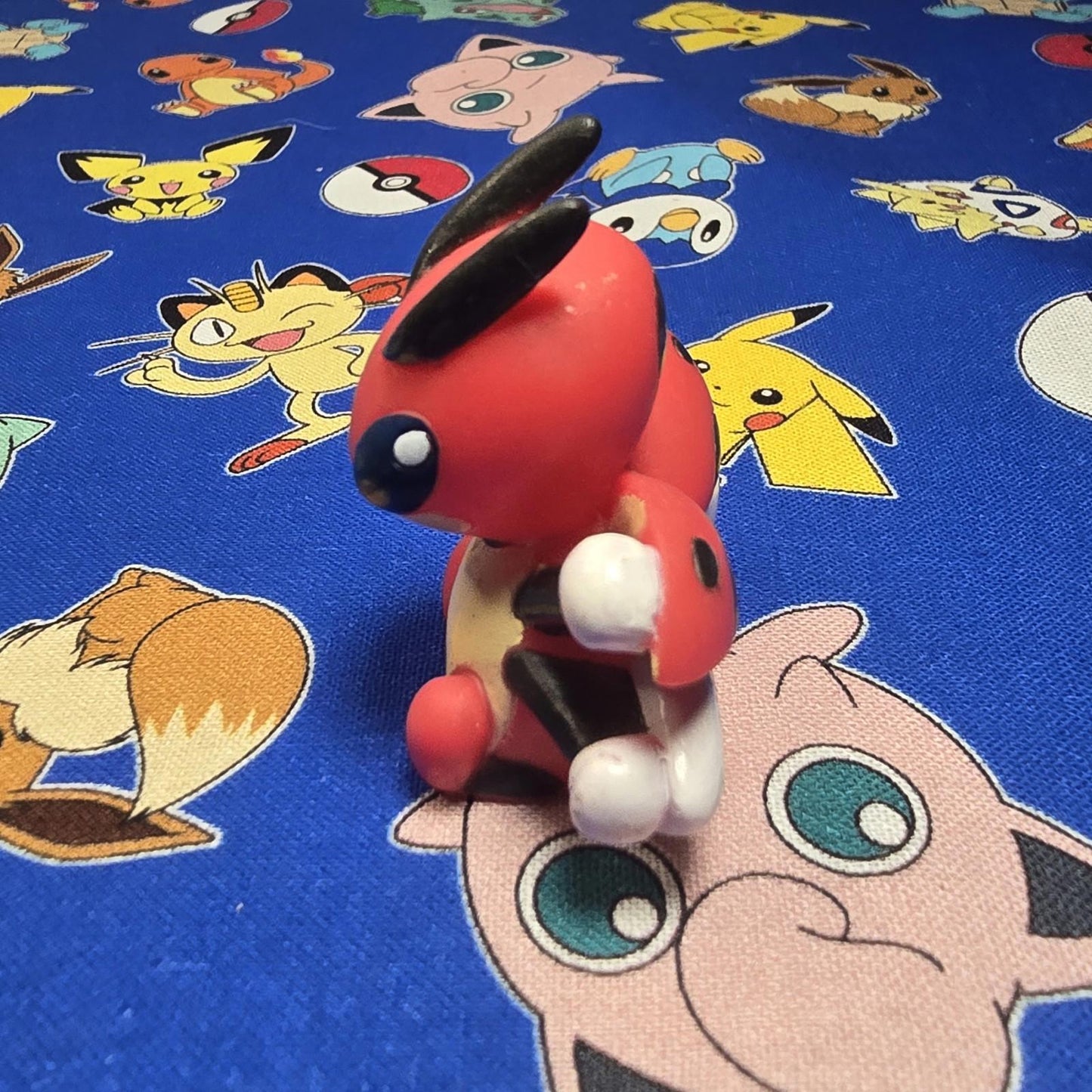Pokemon Ledian Figure Finger Puppet 2001 Nintendo Bandai PVC Vintage Japan US