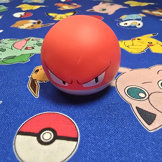 Pokemon Voltorb Figure Finger Puppet 1996 Nintendo Bandai PVC Vintage Japan US