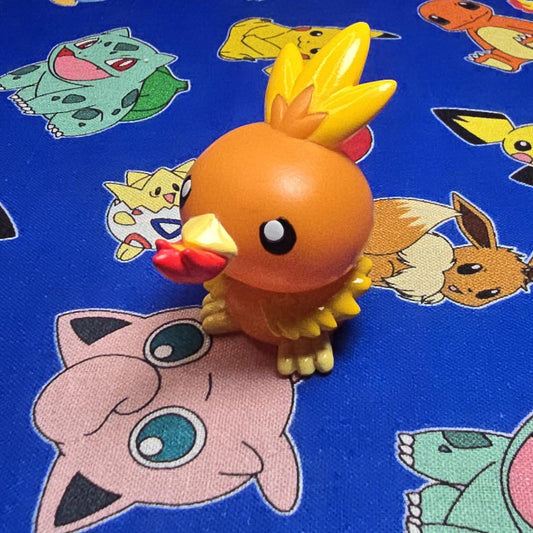 Pokemon Torchic Figure Finger Puppet 2009 Nintendo Bandai PVC Japan USA Seller