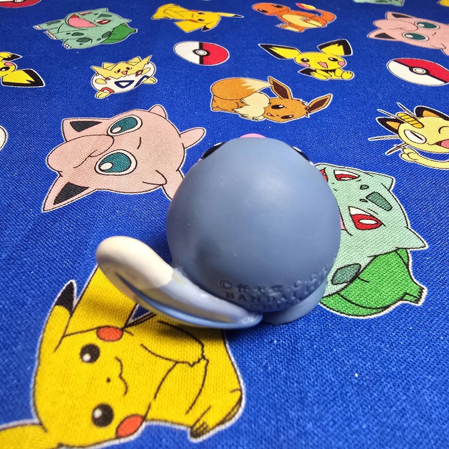 Pokemon Poliwag Dark Figure Finger Puppet 1997 Bandai Nintendo Vintage Japan USA