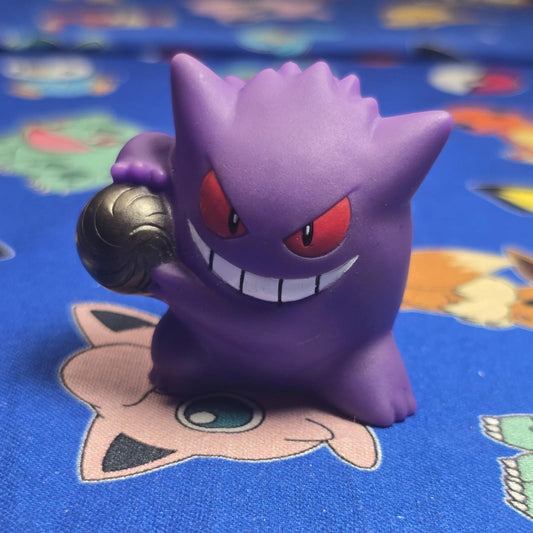 Pokemon Gengar Figure Finger Puppet 2006 Nintendo PVC Japan Bandai USA Seller