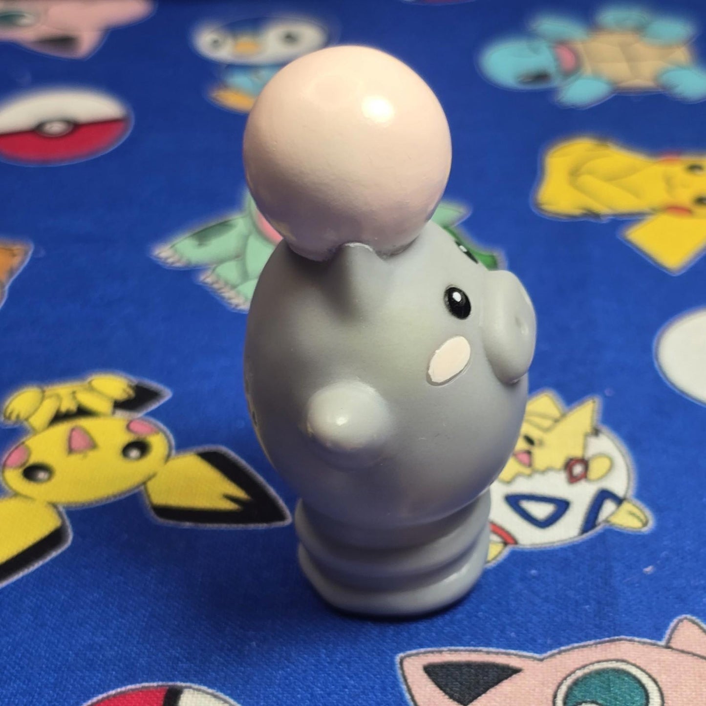 Pokemon Spoink Figure Finger Puppet 2004 Nintendo Bandai PVC Vintage Japan US