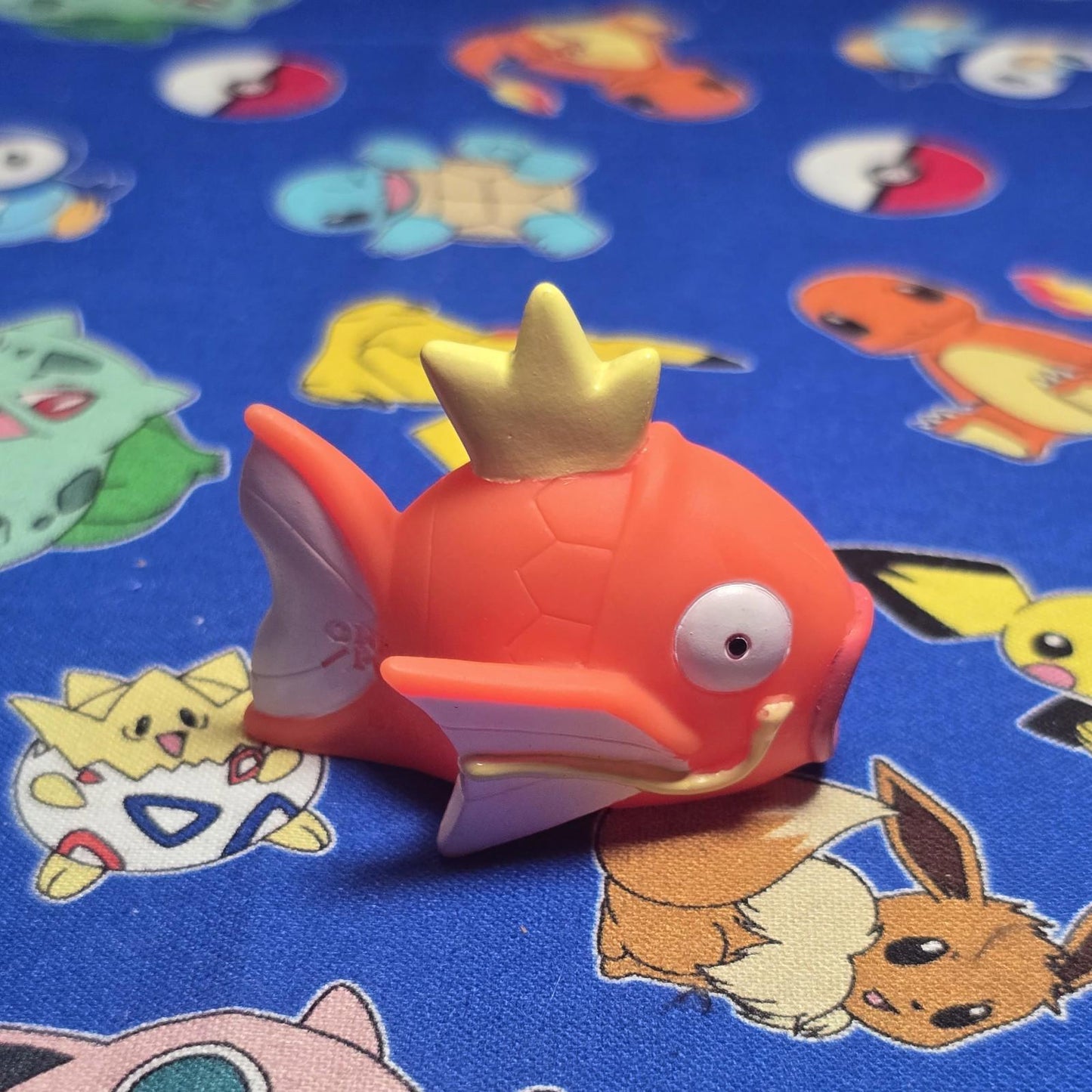Pokemon Magikarp Figure Finger Puppet 2013 Nintendo Bandai PVC Japan USA Seller