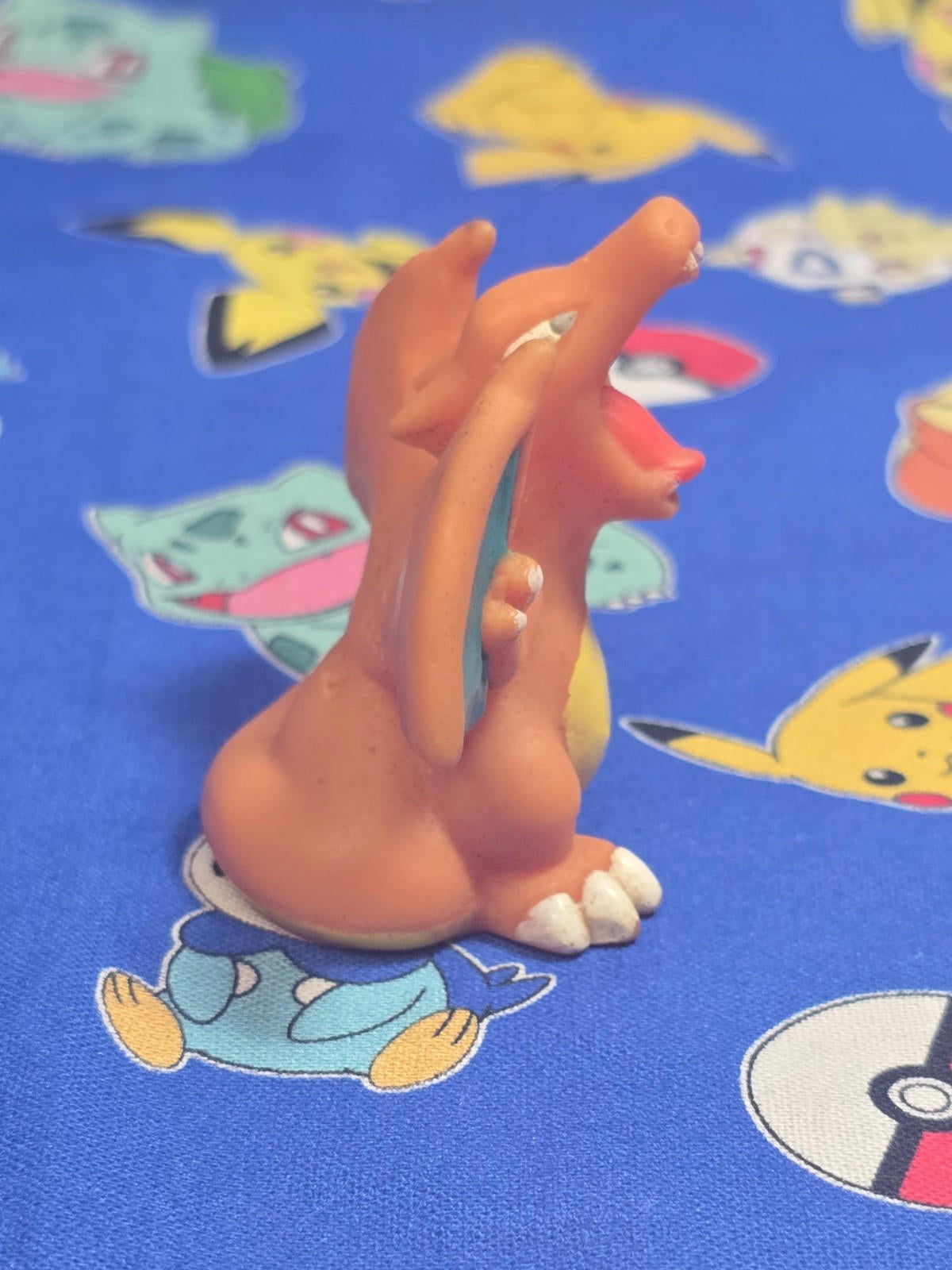 Pokemon Charizard Figure Finger Puppet 1996 Nintendo Bandai Vintage Japan USA