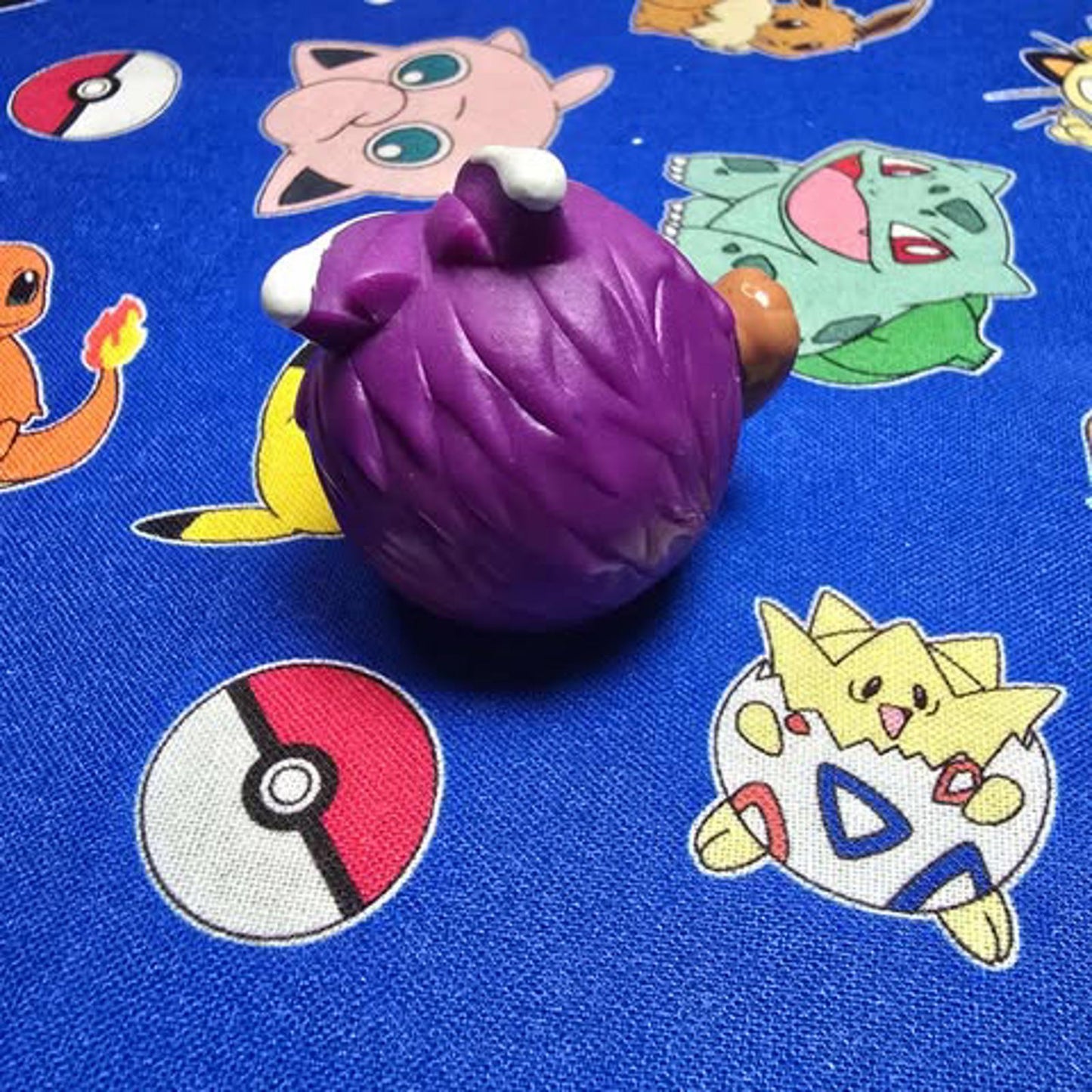 Pokemon Venonat Figure Finger Puppet 1998 Bandai Nintendo PVC Vintage Japan USA