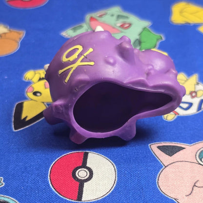 Pokemon Wheezing Dark Figure Finger Puppet 1997 Nintendo Bandai PVC Vintage US