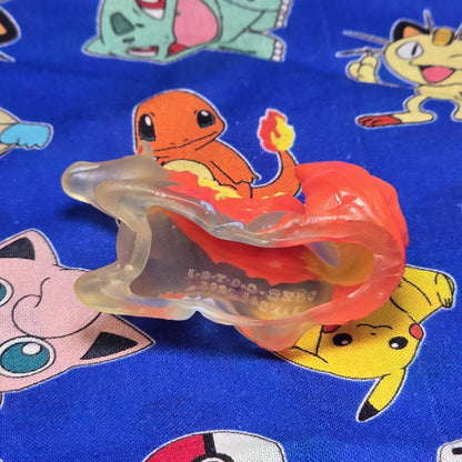 Pokemon Rapidash Clear Figure Finger Puppet 1997 Bandai Nintendo PVC Japan USA
