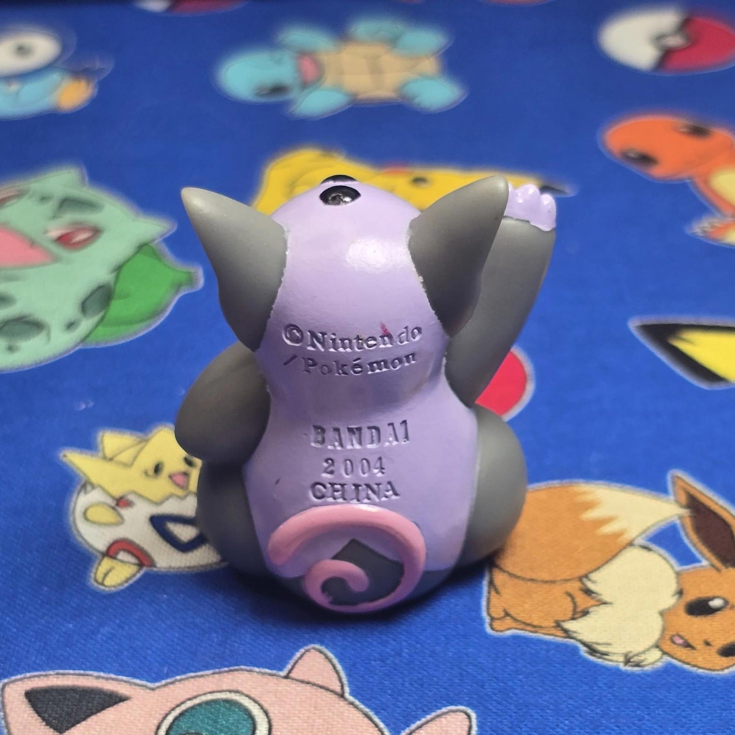 Pokemon Grumpig Figure Finger Puppet 2004 Nintendo Bandai PVC Vintage Japan USA