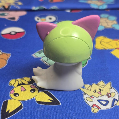 Pokemon Ralts Figure Finger Puppet 2004 Nintendo Bandai PVC Vintage Japan USA
