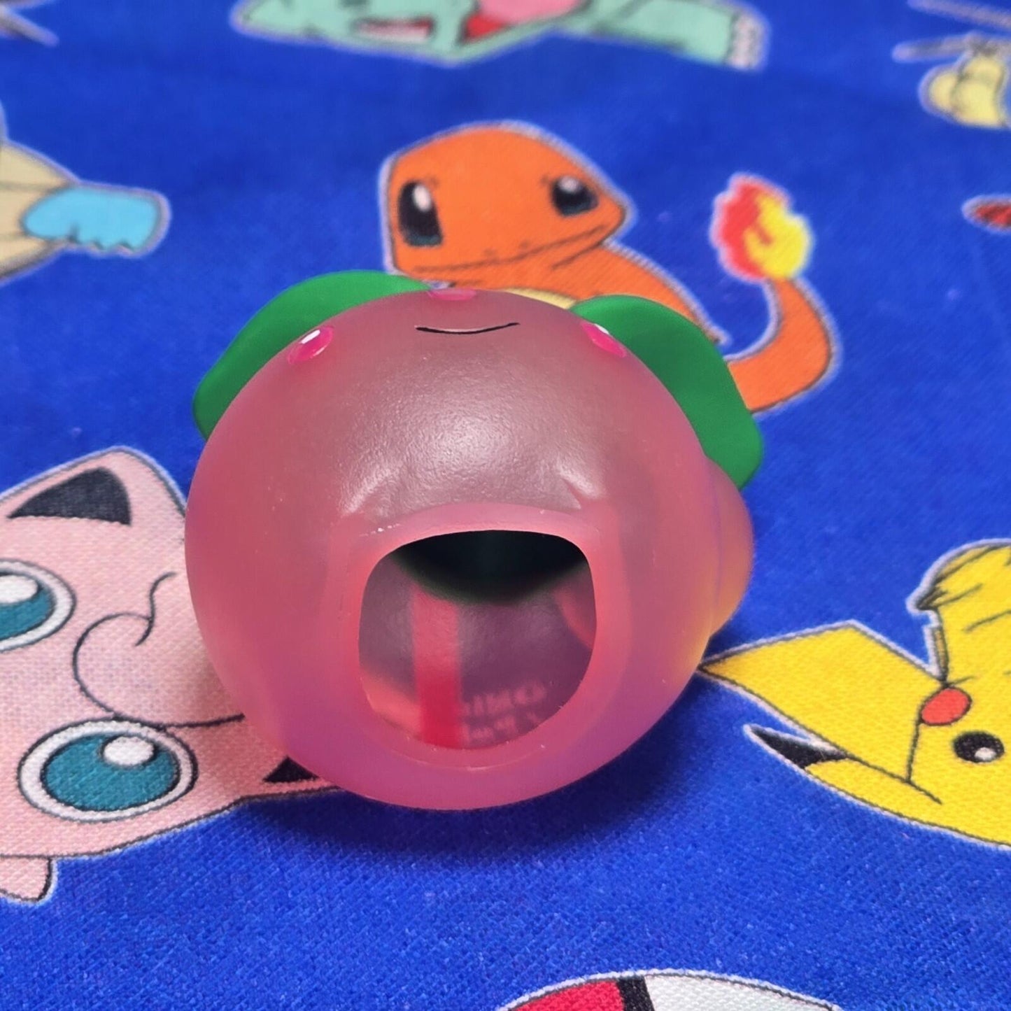 Pokemon Cherubi Clear Figure Finger Puppet 2006 Nintendo Bandai PVC Japan USA