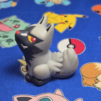 Pokemon Poochyena Figure Finger Puppet 2005 Nintendo Bandai PVC Japan US Seller