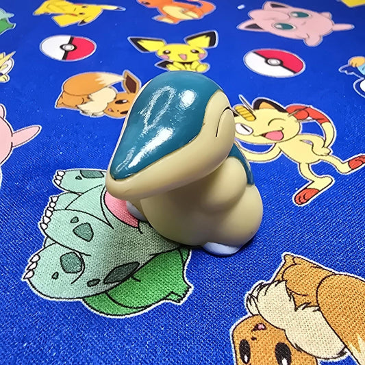 Pokemon Cyndaquil Figure Finger Puppet 1999 Nintendo Bandai PVC Vintage Japan US