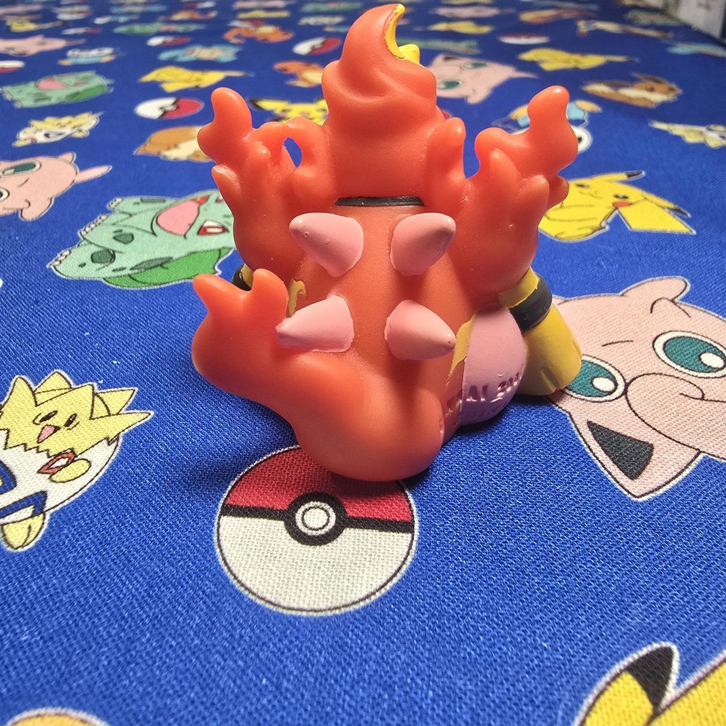 Pokemon Magmortar Figure Finger Puppet 2007 Nintendo Bandai PVC Japan USA Seller