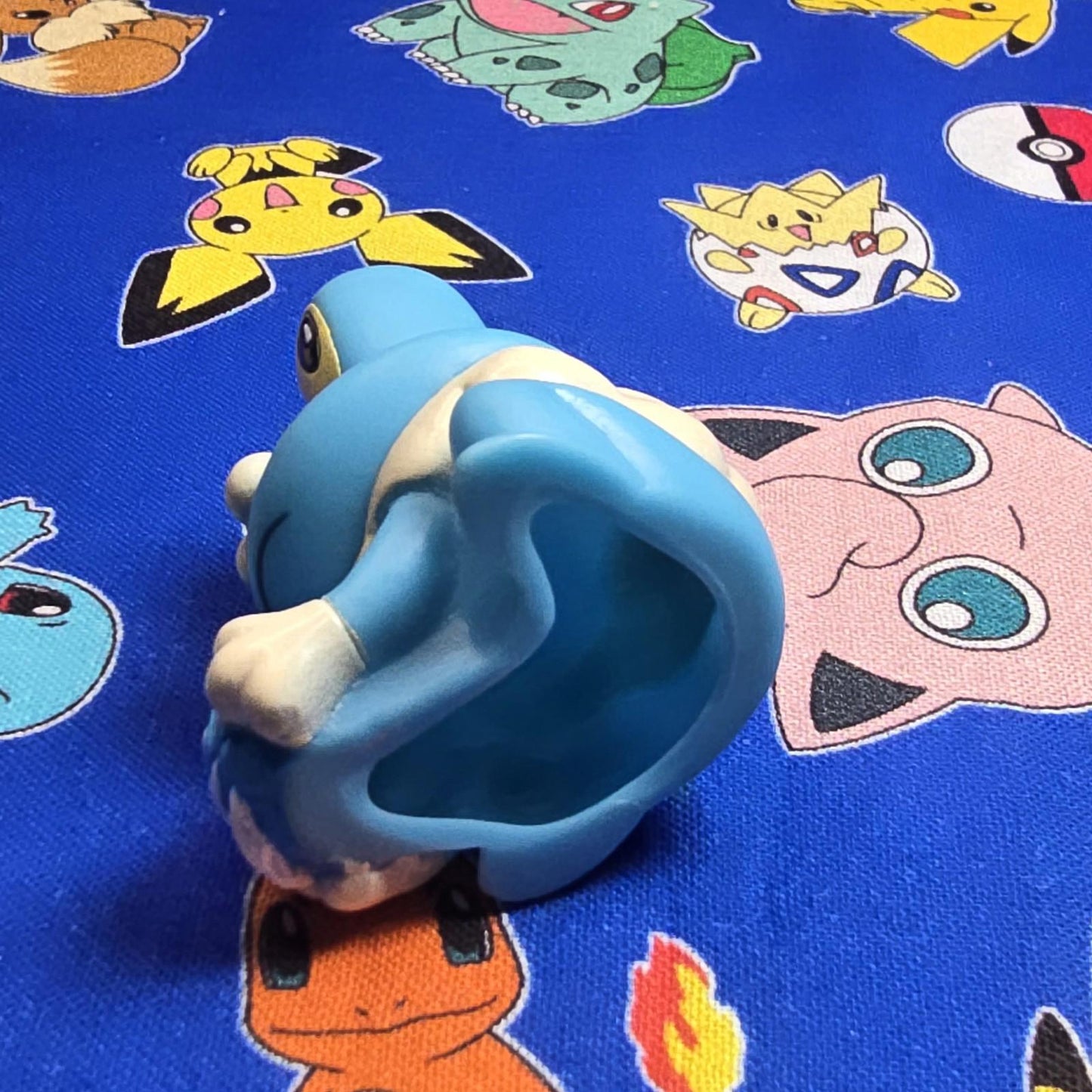 Pokemon Froakie Figure Finger Puppet 2013 Nintendo Bandai PVC Japan USA Seller