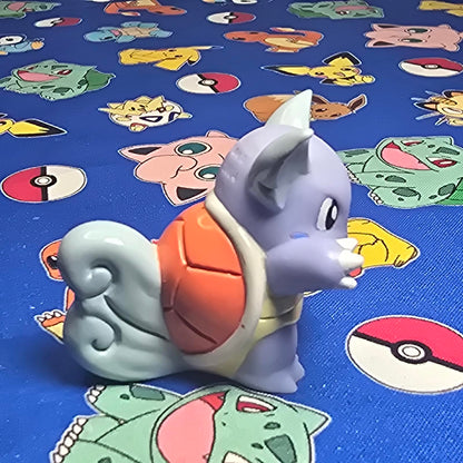 Pokemon Wartortle Figure Finger Puppet 2004 Nintendo Bandai PVC Vintage Japan US