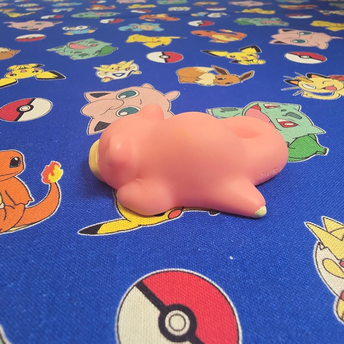 Pokemon Slowpoke Figure Finger Puppet 1997 Bandai Nintendo PVC Vintage Japan USA