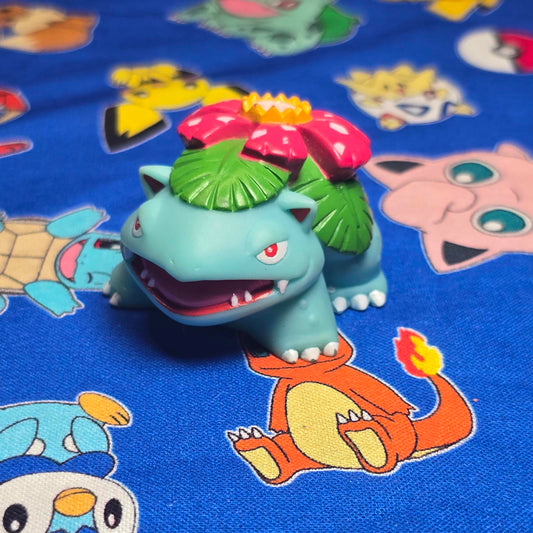 Pokemon Venusaur Figure Finger Puppet 2004 Nintendo Bandai PVC Vintage Japan USA