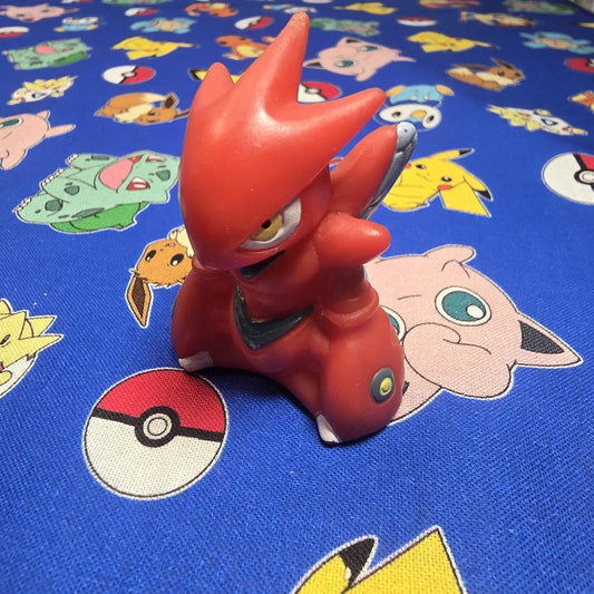Pokemon Scizor Figure Finger Puppet 2000 Nintendo Bandai PVC Vintage Japan US