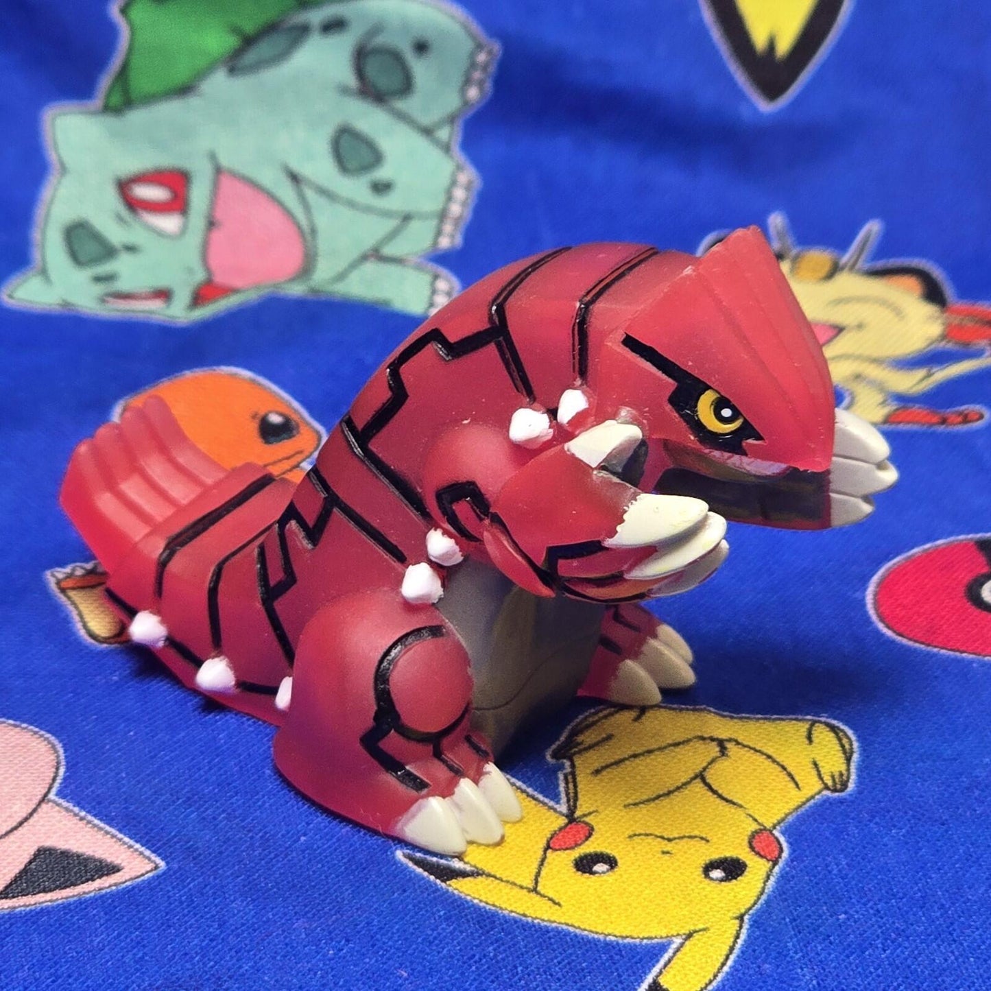 Pokemon Groudon Clear Figure Finger Puppet 2003 Nintendo Bandai Japan USA Seller