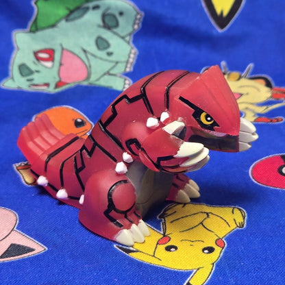 Pokemon Groudon Clear Figure Finger Puppet 2003 Nintendo Bandai Japan USA Seller