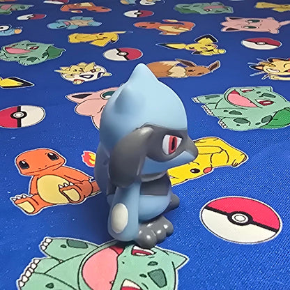 Pokemon Riolu Figure Finger Puppet 2012 Nintendo Bandai PVC Toy Japan USA Seller