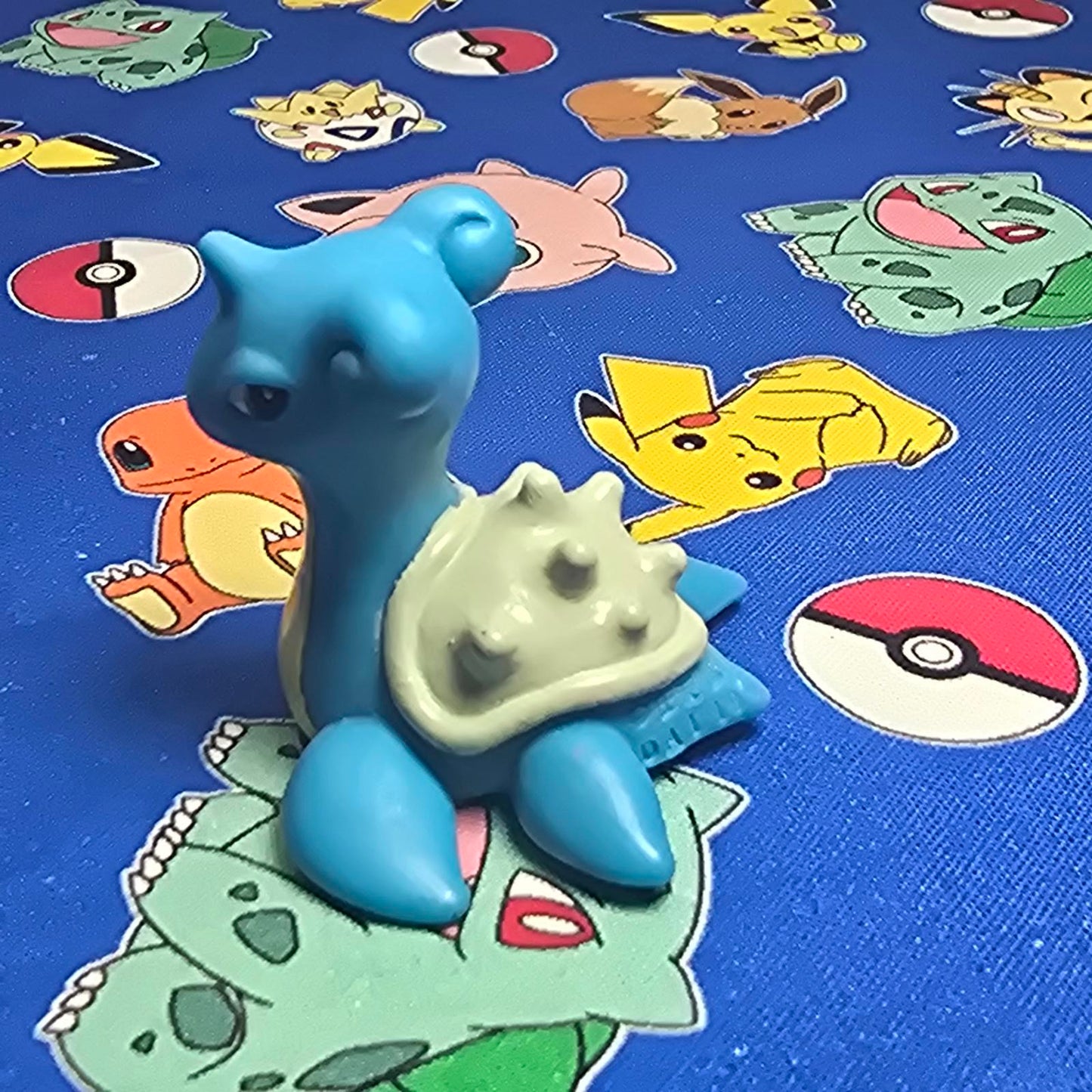 Pokemon Lapras Figure Finger Puppet 1997 Nintendo Bandai Japan Vintage USA
