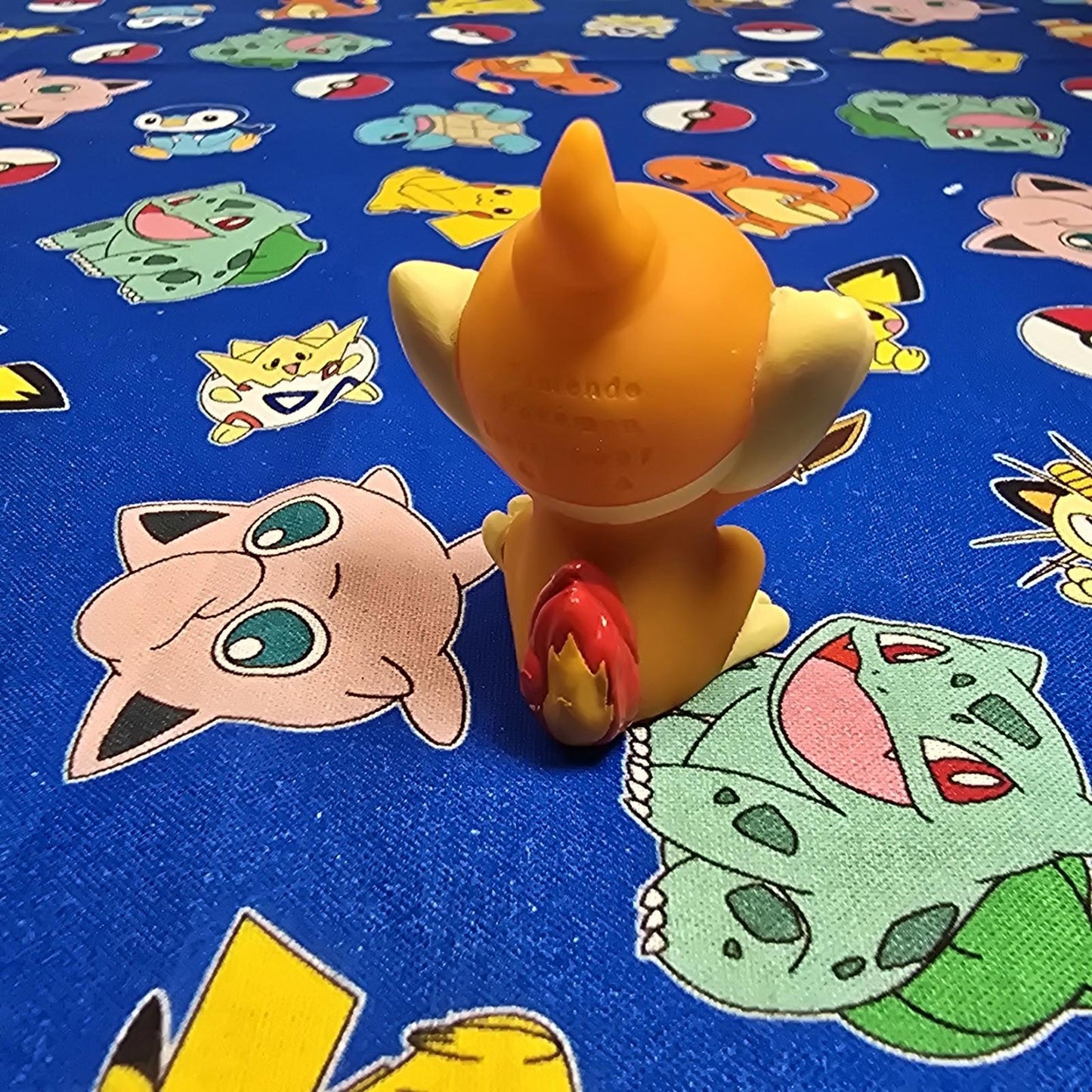 Pokemon Chimchar Figure Finger Puppet 2007 Nintendo Bandai PVC Japan USA Seller