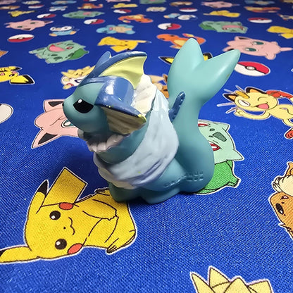 Pokemon Vaporeon Figure Finger Puppet 2005 Nintendo Bandai PVC Vintage Japan US
