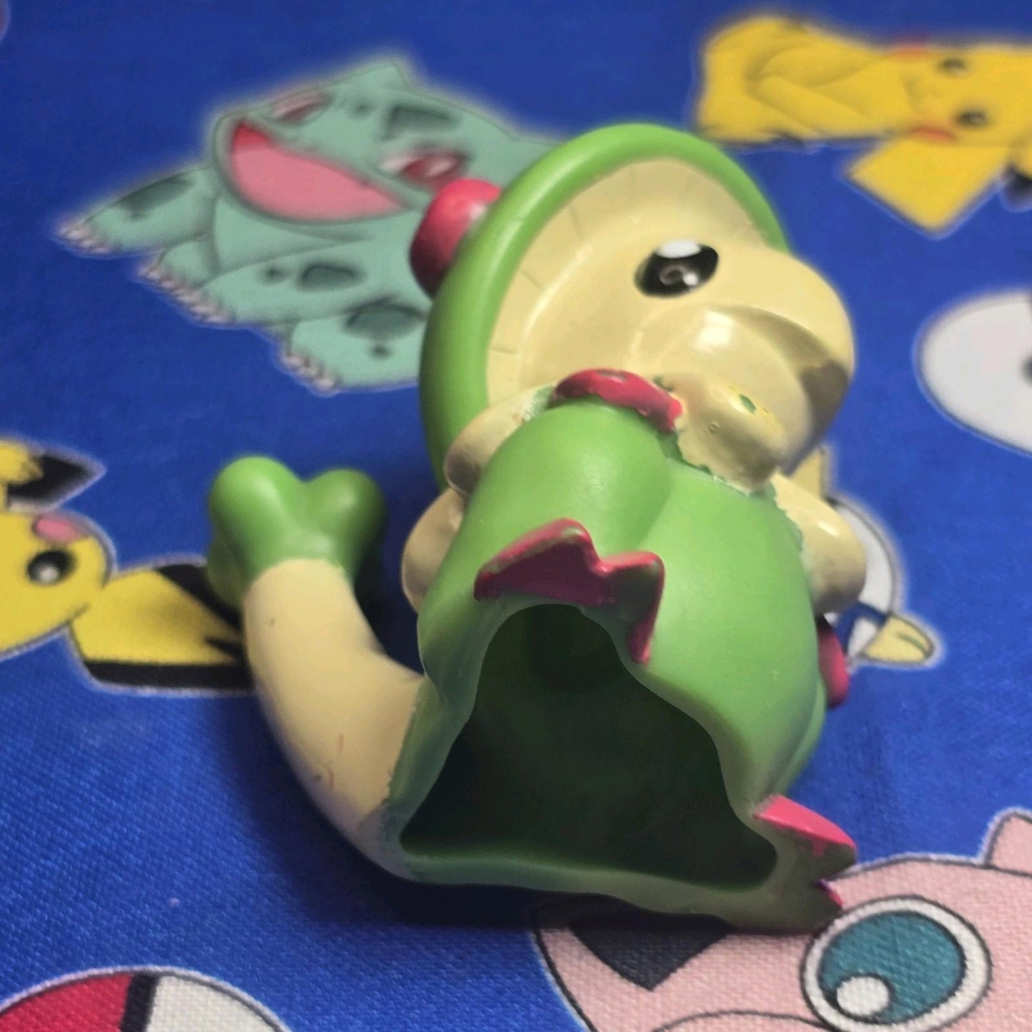 Pokemon Breloom Figure Finger Puppet 2004 Nintendo Bandai PVC Vintage Japan USA