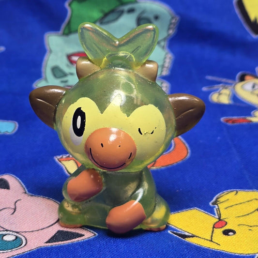 Pokemon Grookey Clear Figure Finger Puppet 2019 Nintendo Bandai Japan USA Seller