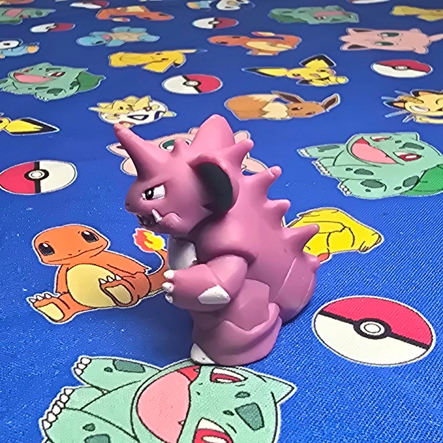 Pokemon Nidoking Figure Finger Puppet 1996 Nintendo Bandai PVC Japan Vintage USA