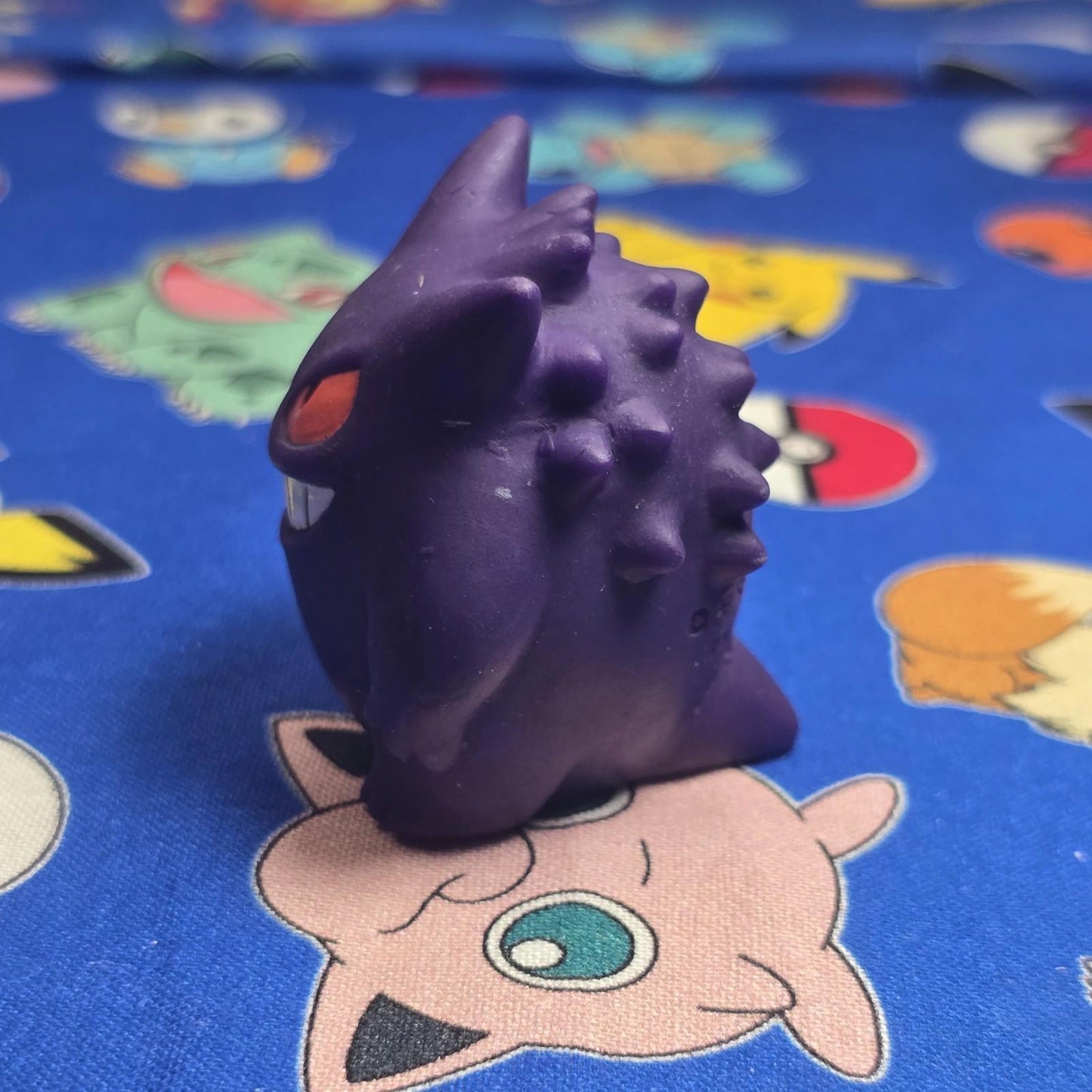 Pokemon Gengar Dark Figure Finger Puppet 1997 Bandai Nintendo Vintage Japan USA