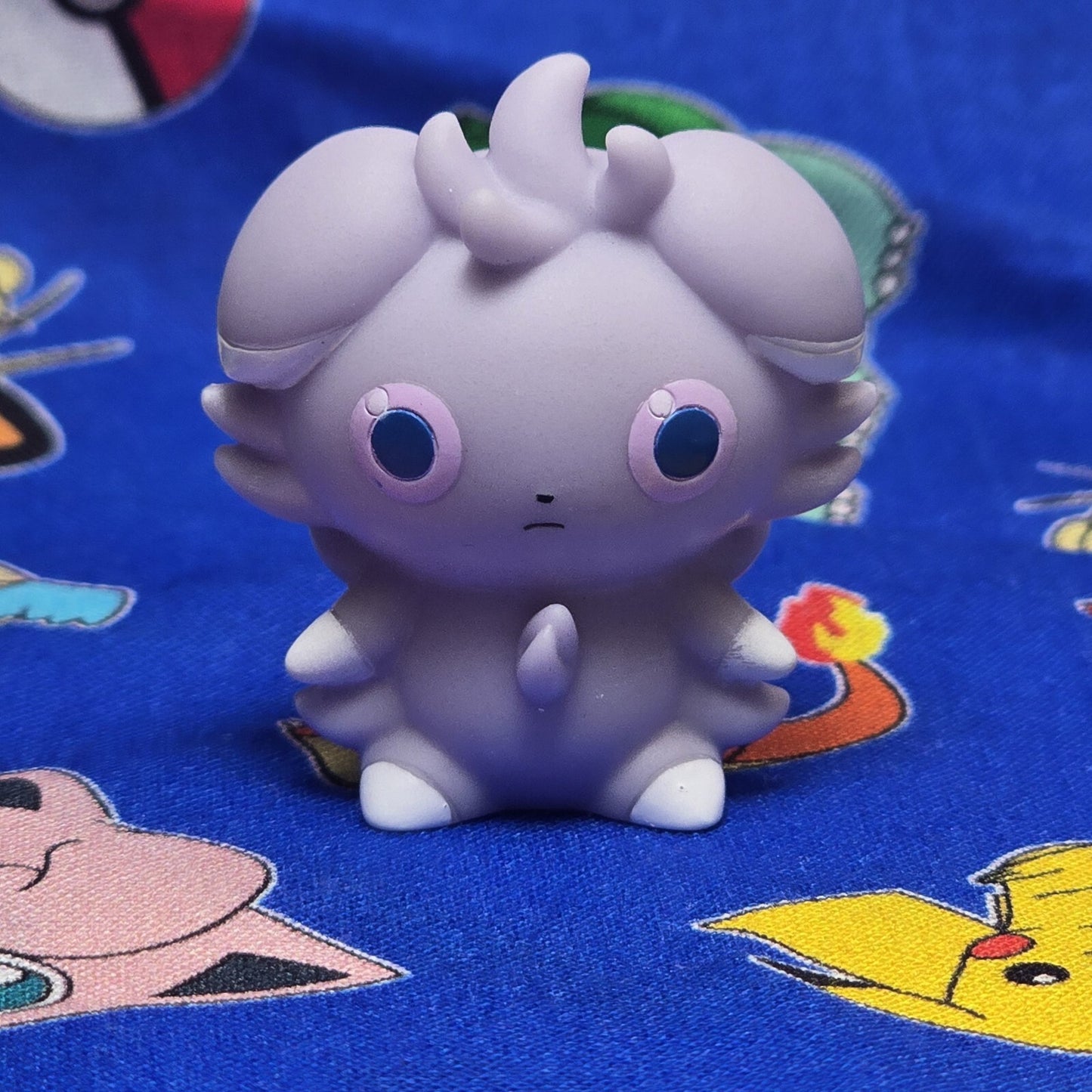 Pokemon Espurr Figure Finger Puppet 2013 Nintendo Bandai PVC Japan USA Seller