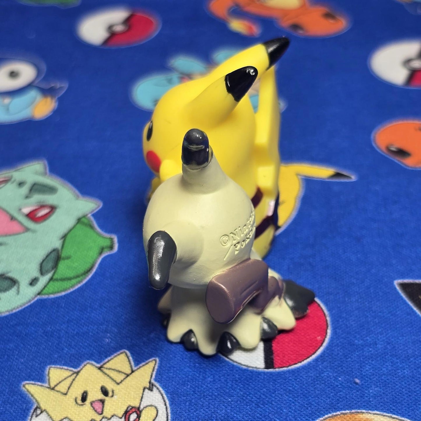 Pokemon Pikachu & Mimikyu Figure Finger Puppet 2021 Nintendo Bandai Japan USA