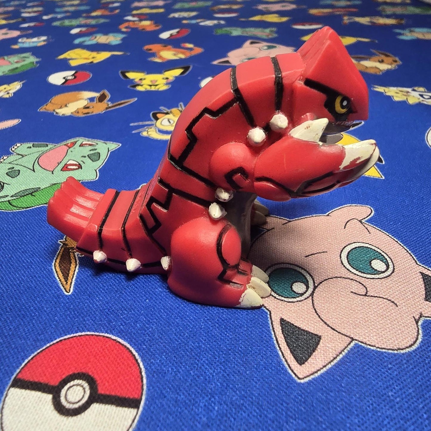 Pokemon Groudon Figure Finger Puppet 2003 Nintendo Bandai PVC Japan US Seller