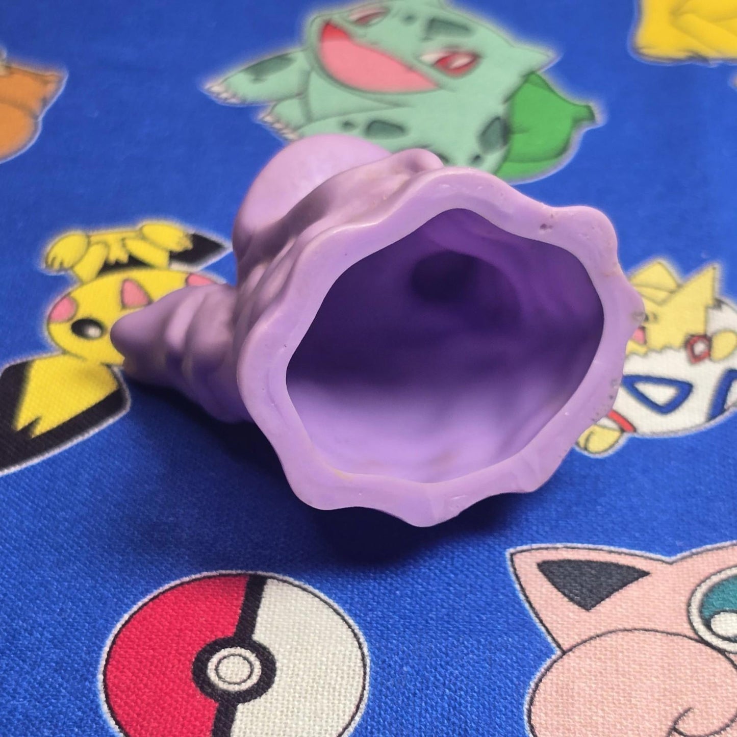 Pokemon Grimer Purple Figure Finger Puppet 1997 Nintendo Bandai PVC Vintage USA