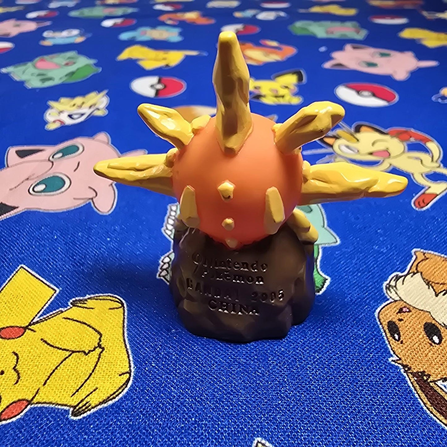 Pokemon Solrock Figure Finger Puppet 2005 Nintendo Bandai PVC Vintage Japan USA