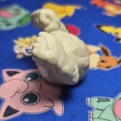 Pokemon Geodude Figure Finger Puppet 1997 Bandai Nintendo PVC Vintage Japan USA
