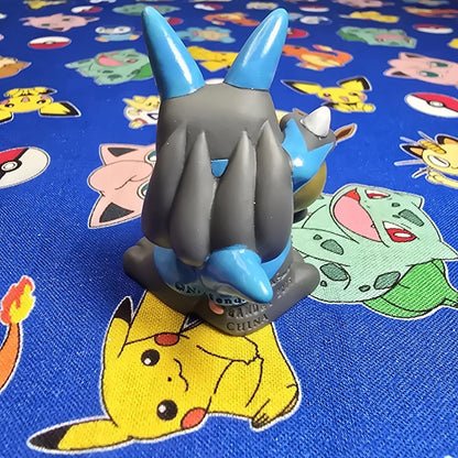 Pokemon Lucario Figure Finger Puppet 2005 Nintendo Bandai PVC Japan USA Seller